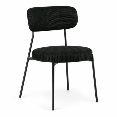 Chaise minimaliste tissu résille (lot de 2) IENA PIER IMPORT