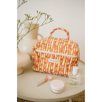 Trousse de toilette en coton Mona BINDI ATELIER