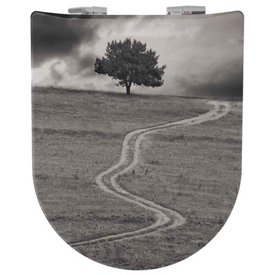 Abattant Double OLFA Déclipsable "Chemin" HOME MAISON