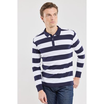 Polo rugby rayé en coton PLEUVEN ARMOR-LUX