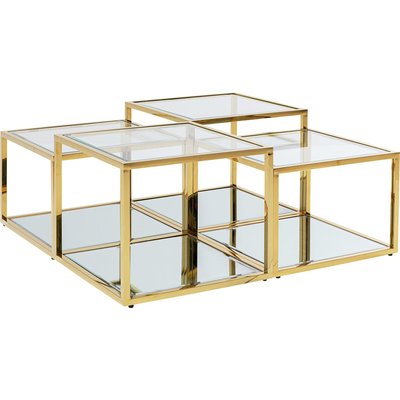 Tables basses Orion graphite set de 4 KARE DESIGN