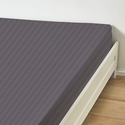 Drap housse SATIN TERRE DE NUIT