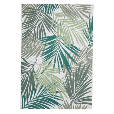 Botanical Leaf Patterned Indoor/Outdoor Rug SO'HOME