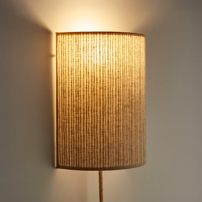Aplique de lino plisado Al. 25 cm, Jakoma LA REDOUTE INTERIEURS