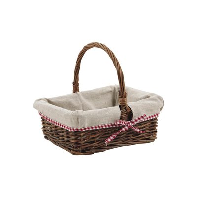 Panier en osier brut "Vintage chic" Rectangulaire AUBRY GASPARD