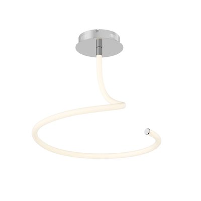 Plafonnier en inox moderneLED, Serpentina LUCANDE