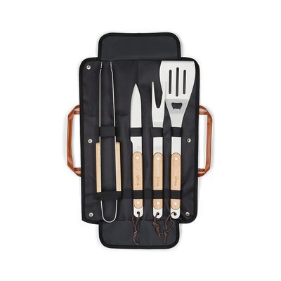 Set de 4 accessoires pour barbecue LIVOO