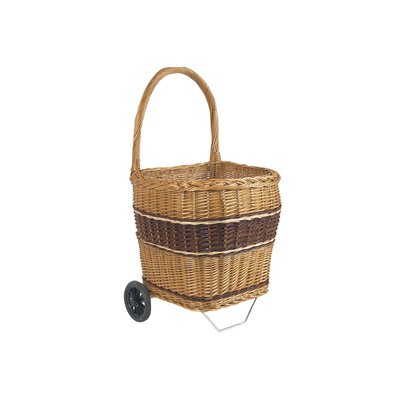Chariot à bûches en osier 1 AUBRY GASPARD