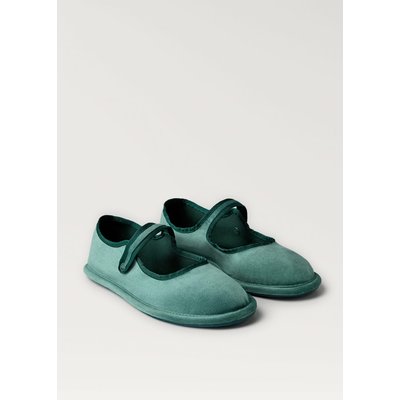 Ballerines en velours avec boucle MANGO