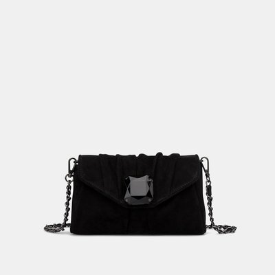 Sacoche en cuir avec détail bijou carré ALMA EN PENA