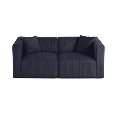 Canapé Modulable en Velours  2 places - NOVA LISA DESIGN