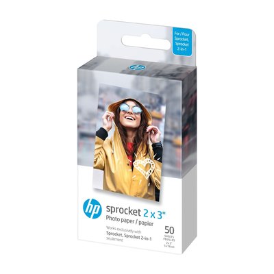 Papier photo instantané 50 feuilles ZINK Pack 2x3 HP
