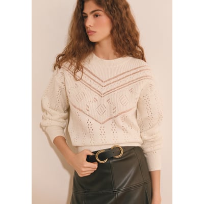 Pull manches longues en maille SOSO ETAM