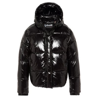 Blouson shiny à capuche enfant SCHOTT