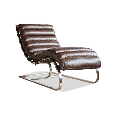 Chaise longue en cuir WEIMAR PRODUIT INTERIEUR BRUT