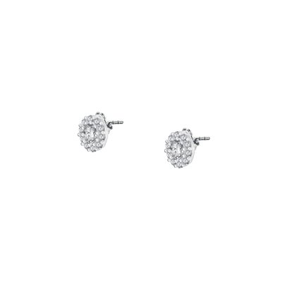 Boucles d'oreilles en argent 925 et oxyde de zirconium CLEOR