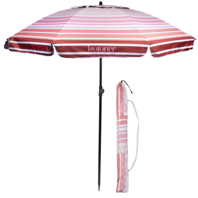 Parasol de plage flamant rose ISOTONER