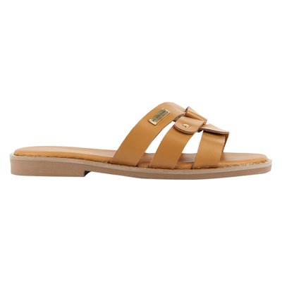 Sandales Plate Cuir Carola LES TROPEZIENNES PAR M BELARBI
