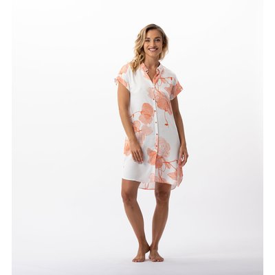 Liquette motif végétal en 100% viscose GINKGO 705 LE CHAT