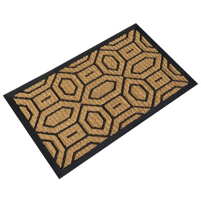 Paillasson en coco bouclé motif losanges CALICOSY