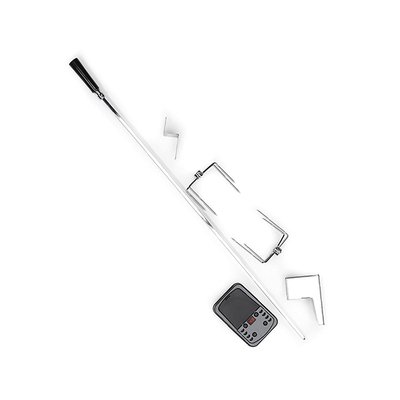 - Tournebroche rôtissoire + moteur pour barbecue à gaz BARBECOOK