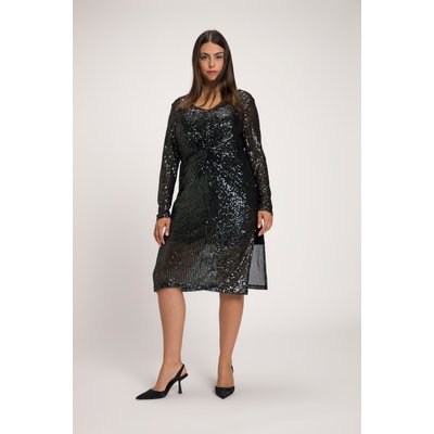 Robe à sequins, taille drapée ULLA POPKEN