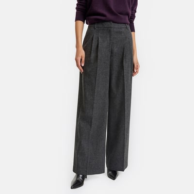 Pantalon large, à pinces et à plis LA REDOUTE COLLECTIONS