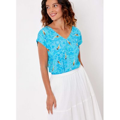 Tee shirt coton jersey bio imprimé BACACIANE LA FIANCÉE