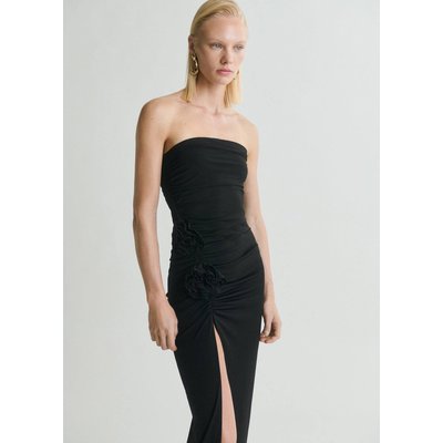 Robe bustier détail fleurs MANGO