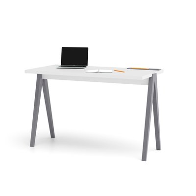 Bureau en mélamine et hêtre cérusée, Colmar XL HERDASA