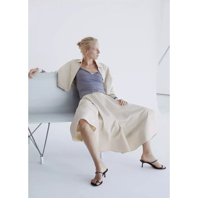 Jupe midi évasée MANGO