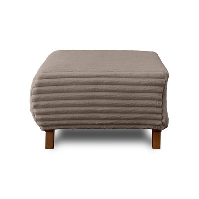 Pouf en velours côtelé  - CRISTAL LISA DESIGN