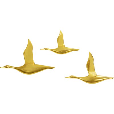 Lot de 3 décos murales canards KARE DESIGN