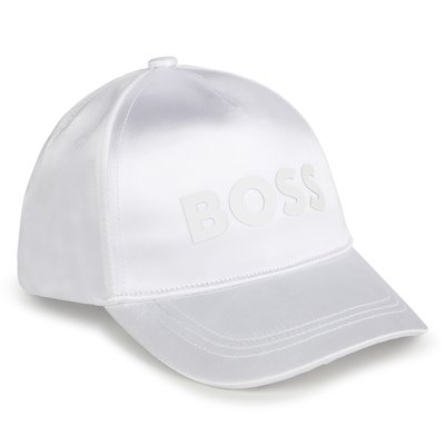 Casquette réglable en satin BOSS KIDSWEAR