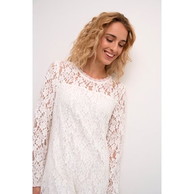 Robe blanche genoux outlet