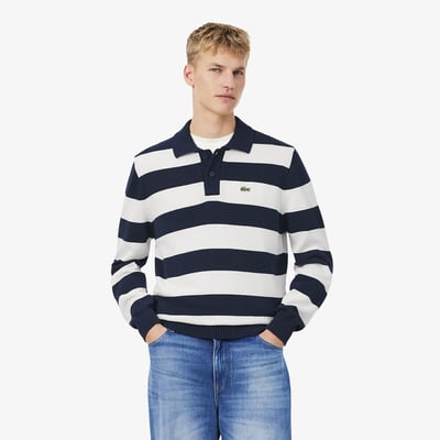 Cotton Jersey Polo Jumper LACOSTE