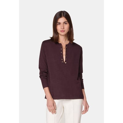 Pull col tunisien en laine mérinos RODIER