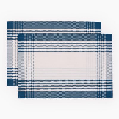 Lot de 2 sets de table rectangulaire, 33x47 cm, polypropylène MONOPRIX
