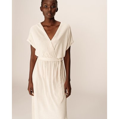 Robe longue fluide, ceinturée, POLLEN GRACE & MILA
