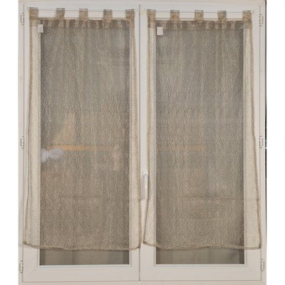 Paire de voilages en fine résille DOUCEUR D'INTÉRIEUR