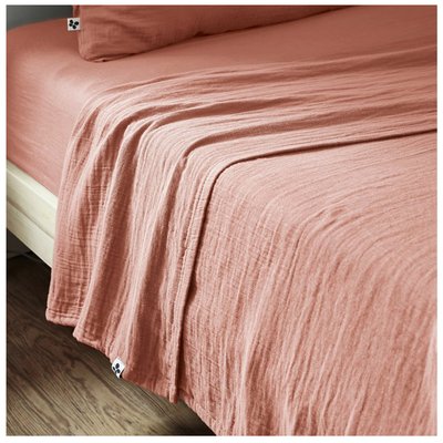 Drap plat double gaze de coton Gaia EDEN