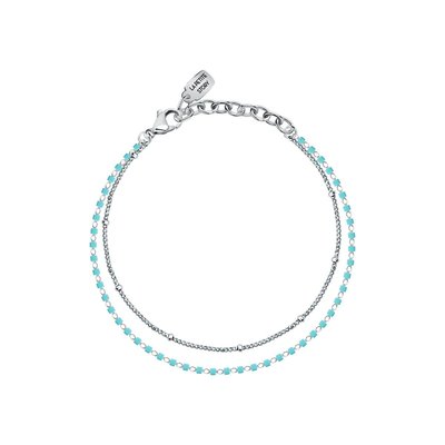 Bracelet en acier et email LA PETITE STORY