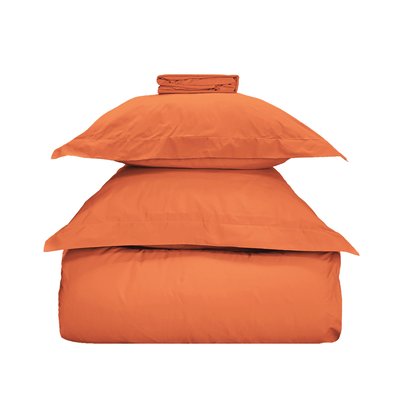 Pack 4 pièces STUDIO 2 personnes (1 drap housse 160x200 cm + 1 housse de couette 240x220 cm + 2 taies) SENSEI MAISON