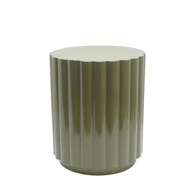 Table d'appoint ronde en métal ø38,5cm- LOUISE DRAWER