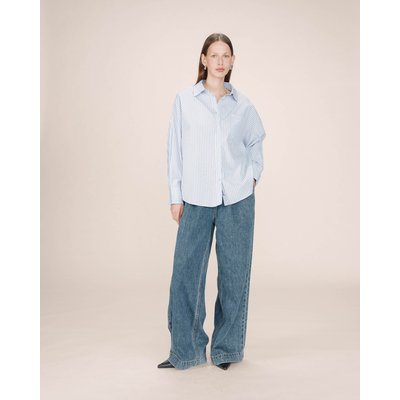 Chemise a rayures bleuet Sully GRACE & MILA