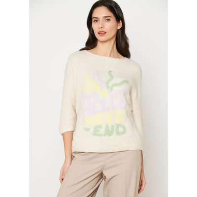 Pull en jacquard avec lettrage LOLALIZA