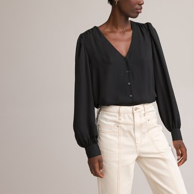 Chemise fluide noire femme shop