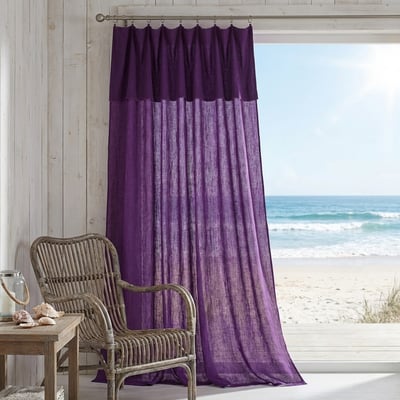 Rideau ajustable en 100% Gaze de Coton Hampton EDEN