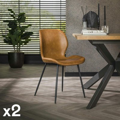 Chaise camel (lot de 2) MELBOURNE PIER IMPORT
