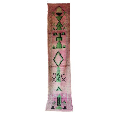 Tapis de couloir berbère marocain pure laine 81 x 389 cm AFK LIVING